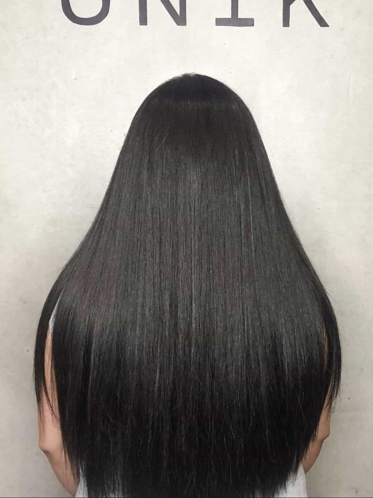 Keratin smoothing treatment at UNIK Hair